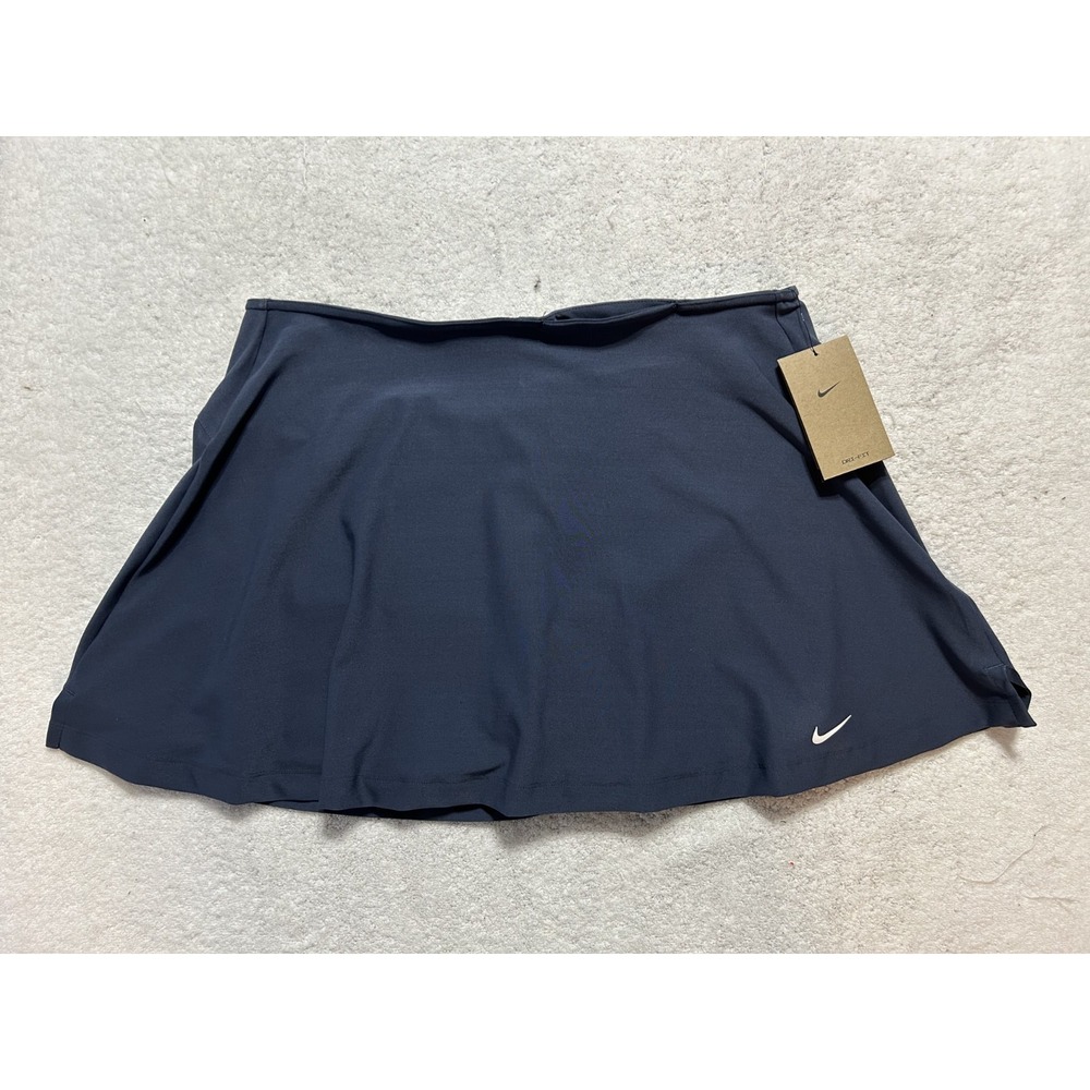 Nike Womens Size L Blue Tour Dri Fit Flouncy Golf Athletic Skort
